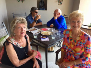 20180401 Easter Potluck Joan And Mary Agnes