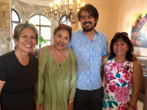 20180401 Easter Potluck Lody, Engracia, Samuel, Birdie