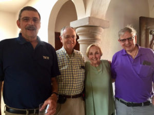20180401 Easter Potluck Rick, David, Lorraine, Dave